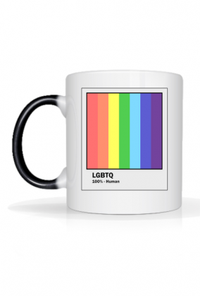 Pantone LGBTQ Human Pride Rainbow Tęcza Colors - kubki w BE KIND