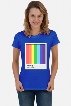 Pantone LGBTQ Human Pride Rainbow Tęcza Colors