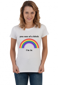 You son of a bitch, i'm in Rainbow Pride LGBT rick morty tęcza