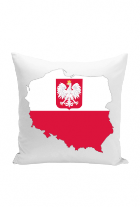 Patriotyczna poszewka na mala poduszke jasiek Polska