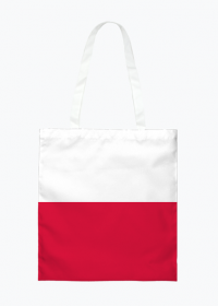 Eko torba na zakupy patriotyczna bialo-czerwona Orzel bialy