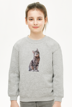 Bluza dziewczęca Kitku dwustronny nadruk