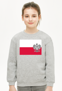 Patriotyczna bluza dziecieca Orzel bialy