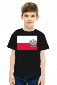 Dziecieca koszulka patriotyczna Orzel bialy