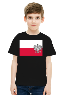 Dziecieca koszulka patriotyczna Orzel bialy