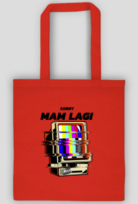 Torba dla gracza "Sorry, mam lagi", gry online, internet, komputer