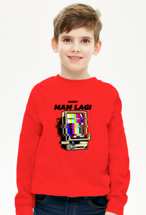 Bluza dziecięca dla gracza "Sorry, mam lagi", gry online, internet, komputer