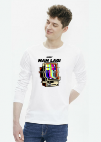 Koszulka z długim rękawem dla gracza "Sorry, mam lagi", gry online, internet, komputer