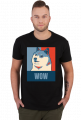 Pieseł, doge, dogecoin koszulka męska wow dla fanów psów