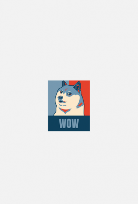 Pieseł, doge, dogecoin koszulka damska wow dla fanów psów i memów.