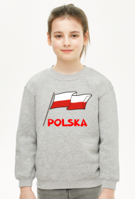 Patriotyczna bluza dziecieca Flaga Polska