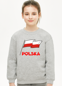 Patriotyczna bluza dziecieca Flaga Polska