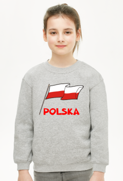 Patriotyczna bluza dziecieca Flaga Polska