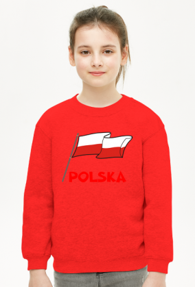 Patriotyczna bluza dziecieca Flaga Polska