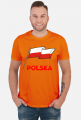 Koszulka T-Shirt z nadrukiem patriotyczna bialo-czerwona flaga Polska