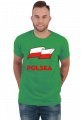 Koszulka T-Shirt z nadrukiem patriotyczna bialo-czerwona flaga Polska