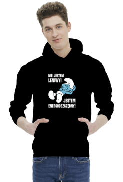 Energooszczędny (bluza męska kaptur)