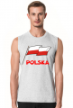 Koszulka bez rekawow patriotyczna bialo-czerwona flaga Polska
