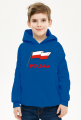 Bluza dziecieca z kapturem patriotyczna bialo-czerwona flaga Polska