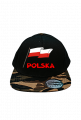 Patriotyczna czapka z daszkiem snapback bialo-czerwona flaga Polska