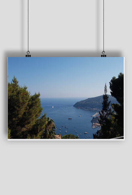 Plakat A1 poziomy Cote d'Azur