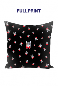 Poduszka Kitku Fullprint Black