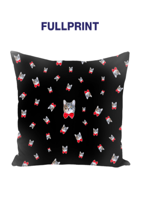 Poduszka Kitku Fullprint Black