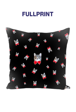 Poduszka Kitku Fullprint Black