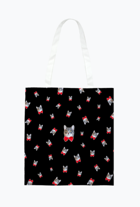 Torba Kitku Fullprint Black