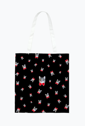 Torba Kitku Fullprint Black