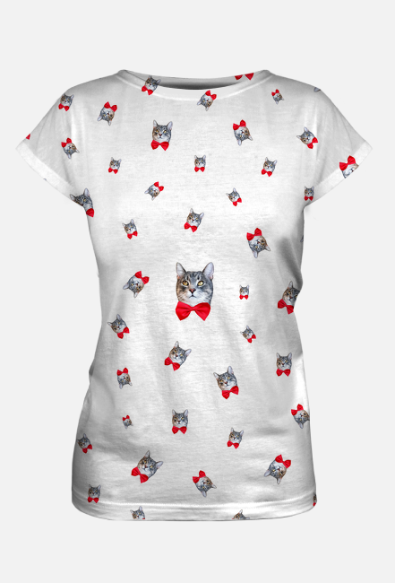 T-SHIRT damski Fullprint White