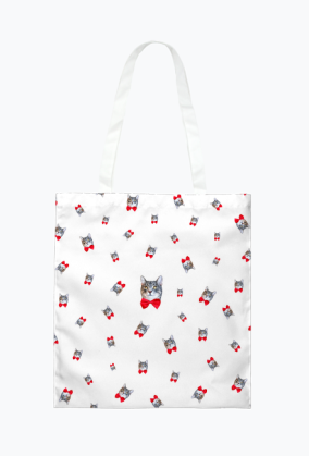 Torba Kitku Fullprint White