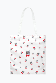 Torba Kitku Fullprint White