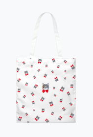 Torba Kitku Fullprint White