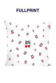 Poduszka Kitku Fullprint White