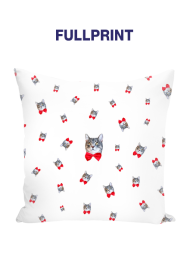 Poduszka Kitku Fullprint White