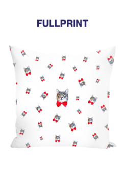 Poduszka Kitku Fullprint White