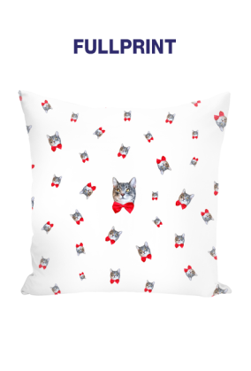 Poduszka Kitku Fullprint White