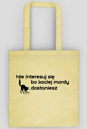 Torba na zakupy NIE INTERESUJ SIĘ