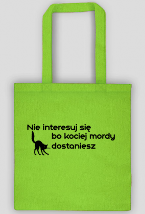 Torba na zakupy NIE INTERESUJ SIĘ