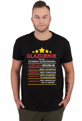 Glazurnik. Prezent dla Glazurnika. Koszulka dla Glazurnika.