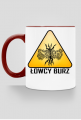 Kubek z logiem Łowców Burz Pawła i Marty Błaszkowskich.