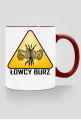 Kubek z logiem Łowców Burz Pawła i Marty Błaszkowskich.