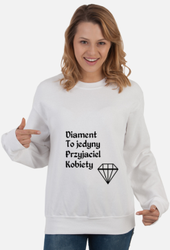 Bluza damska klasyczna diament