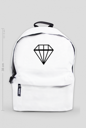 Plecak biały diament