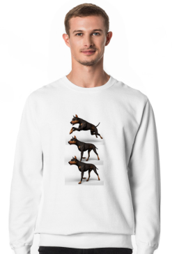 Bluza męska nadruk pies