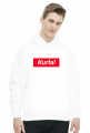 Męska bluza z kapturem KURŁA