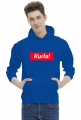 Męska bluza z kapturem KURŁA