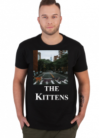 Koszulka męska THE KITTENS biały napis