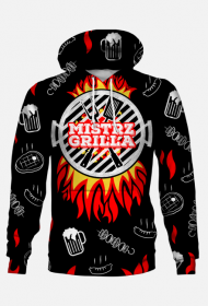 Mistrz Grilla - Bluza z kapturem fullprint